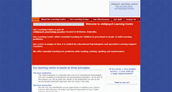 Desktop Screenshot of childpsych.net.au